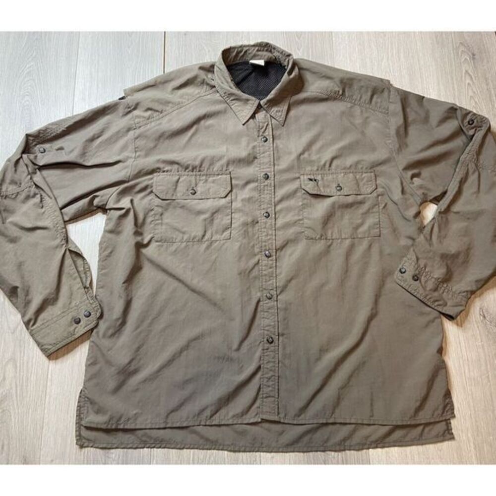 SportHill XC Shirt Mens Large  Long Sleeve Vented Fishing Outdoor Hiking‎ Camp
